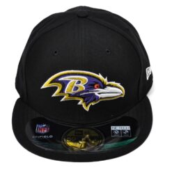 Baltimore Ravens NFL Keps svart fitted new era