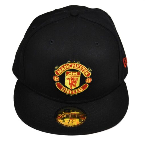New Era Manchester United Svart fitted keps