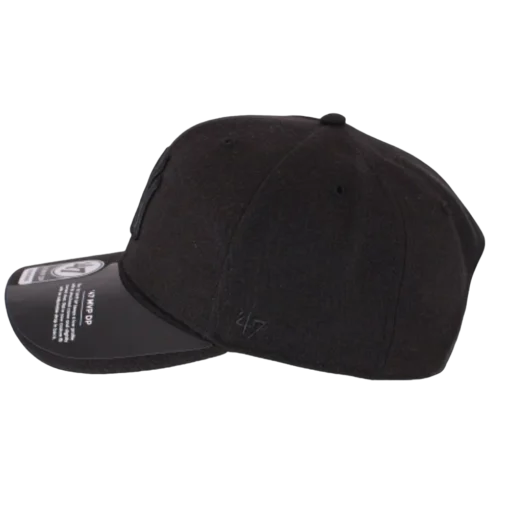 New York Yankees Cold Zone Vollschwarze einstellbare Cap - 47 Brandsecond view