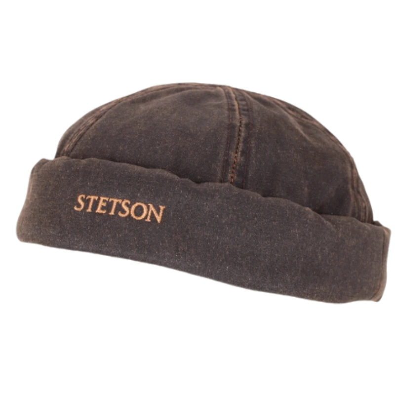Stetson - Docker CO - Braune docker mütze